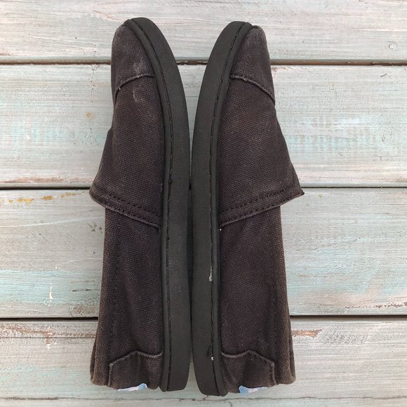 Toms Black Canvas One for One Shoes - Picture 12 of 16